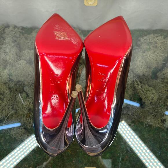 CHRISTIAN LOUBOUTIN Kate 100 Pink Blue Ombre Speechio Degrade Pumps - Picture 6 of 10